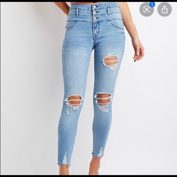 Charlotte Russe Denim - high waisted jeans